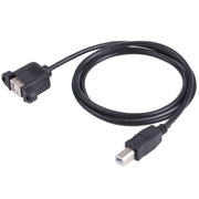 Cavo di prolunga per stampante USB B a B con foro per vite, lunghezza: 1 m, USB-B Male to USB-B Female, 1m