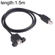 Cavo di prolunga per stampante USB B a B con foro per vite, lunghezza: 1,5 m, USB-B Male to USB-B Female, 1.5m