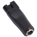 Adattatore alimentatore DC 5,5x2,1 mm femmina a rasoio