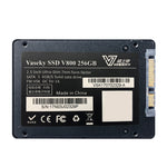 Vaseky V800 Disco rigido SSD unità a stato solido ultra sottile da 256 GB 2,5 pollici SATA3 6 GB/s per desktop, notebook, 256GB