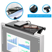 Staffa per riporre il set-top box per il telecomando del ripiano del monitor del computer televisivo, Set-top Box  Bracket