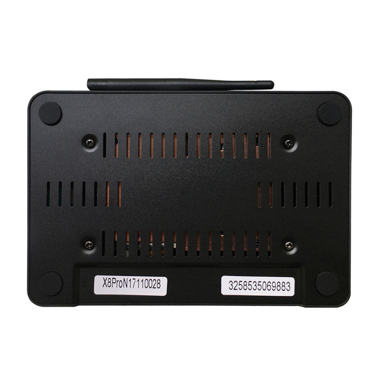 Mini PC PiPo X8 Pro stile TV Box, 3 GB + 64 GB, Windows 10 da 7 pollici, Intel Celeron N4020 Dual Core, supporto scheda TF / Bluetooth / WiFi / LAN / HDMI, presa USA/UE, X8 Pro