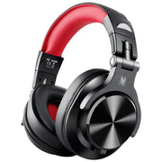 OneOdio A71 Cuffie cablate con riduzione del rumore montate sulla testa con microfono, A71 (Black Red)