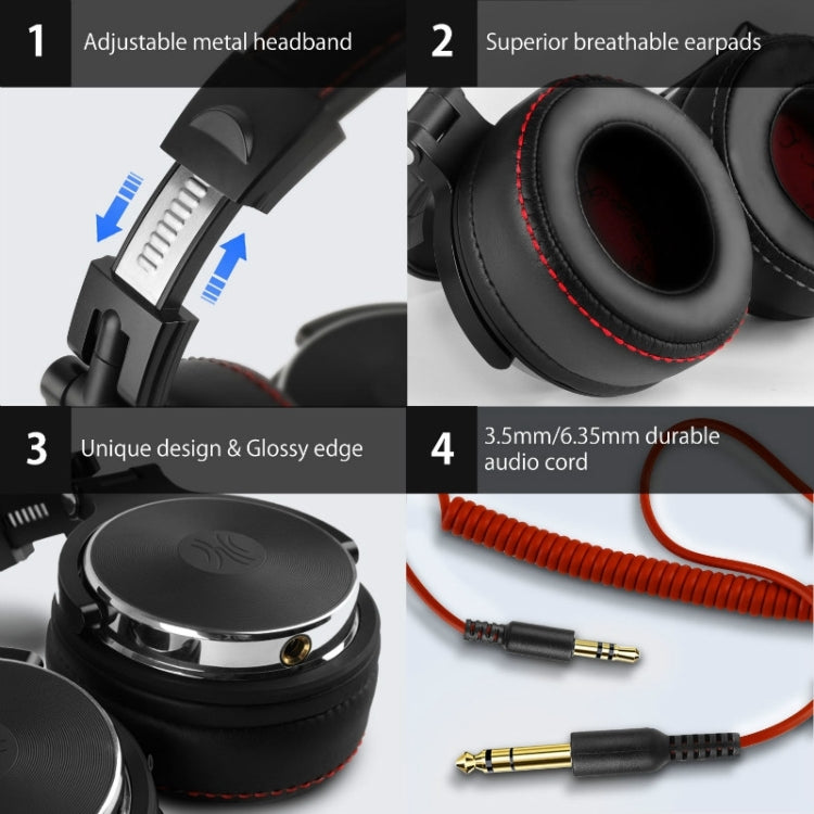 Cuffie cablate HIFI montate sulla testa bilanciate tri-band OneOdio Pro-50, Pro-50