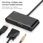 Adattatore 3 in 1 Micro USB 8 pin Type-C a VGA HDMI AV