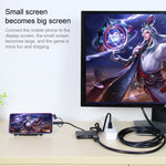 Adattatore 3 in 1 Micro USB 8 pin Type-C a VGA HDMI AV