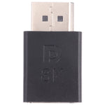 Adattatore dritto DisplayPort maschio a femmina DisplayPort 8K, DP Male to DP Female Straight