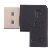Adattatore a gomito DisplayPort maschio da 8K a Mini DisplayPort femmina, DP Male to Mini DP Female Elbow
