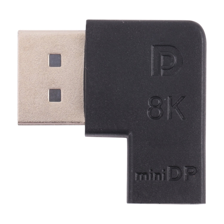 Adattatore a gomito DisplayPort maschio da 8K a Mini DisplayPort femmina, DP Male to Mini DP Female Elbow