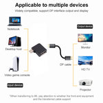 Adattatore a gomito Mini DisplayPort maschio a DisplayPort femmina 8K, Mini DP Male to DP Female Elbow