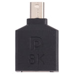 Adattatore dritto da Mini DisplayPort maschio a DisplayPort femmina 8K, Mini DP Male to DP Female Straight