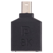 Adattatore dritto da Mini DisplayPort maschio a DisplayPort femmina 8K, Mini DP Male to DP Female Straight