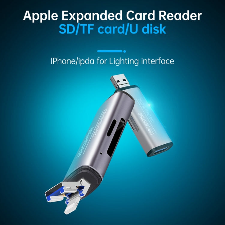 Lettore di schede USB 2 in 1 per iPhone