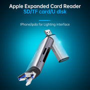Lettore di schede USB 2 in 1 per iPhone