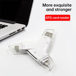 Lettore schede USB 3 in 1 con OTG per TF e SD