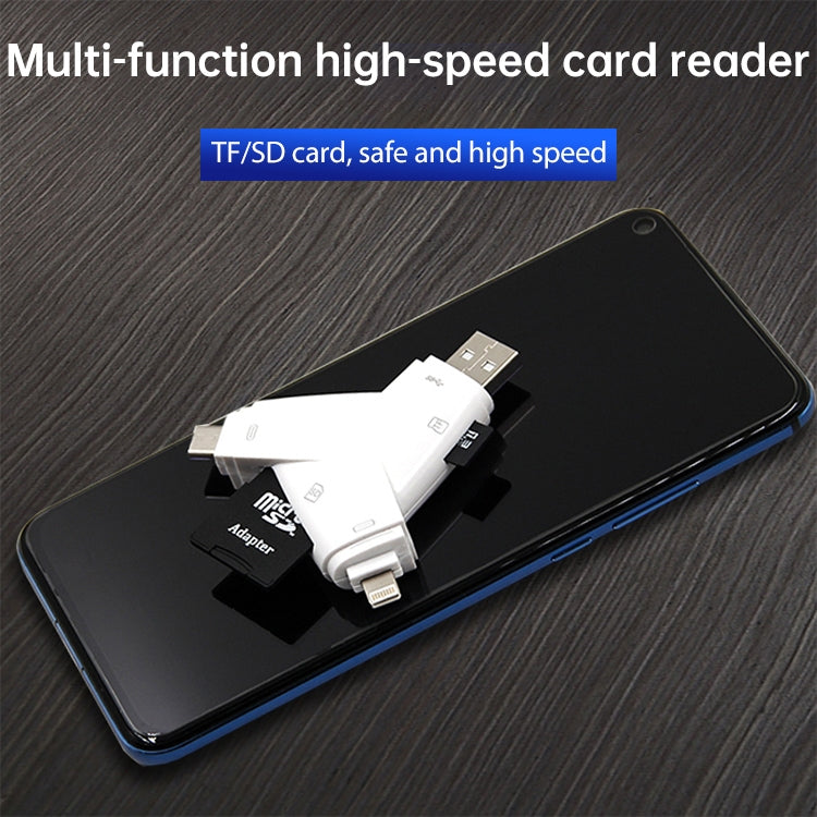 Lettore schede USB 3 in 1 con OTG per TF e SD