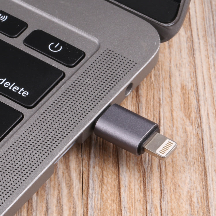 Ricarica USB-C / Type-C maschio a 8 pin maschio + trasmissione dati + adattatore OTG, Type-C Male to 8 Pin Male