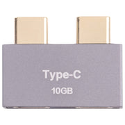 Doppio adattatore USB-C/Type-C maschio a doppio adattatore USB-C/Type-C femmina, Double Type-C Male to Double Type-C Female