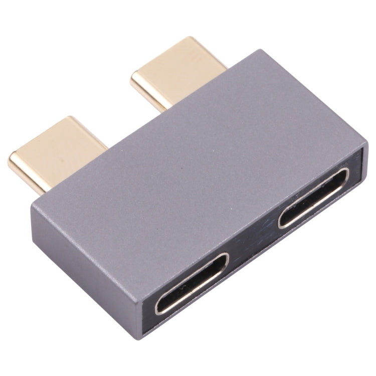 Adattatore doppio USB-C maschio a doppio USB-C femmina