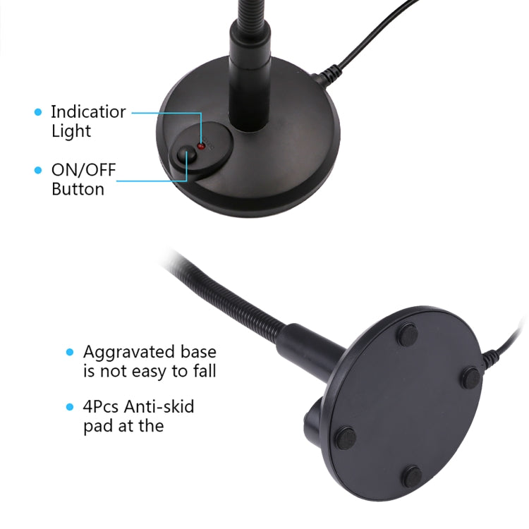M-309 Microfono per computer senza unità USB, USB