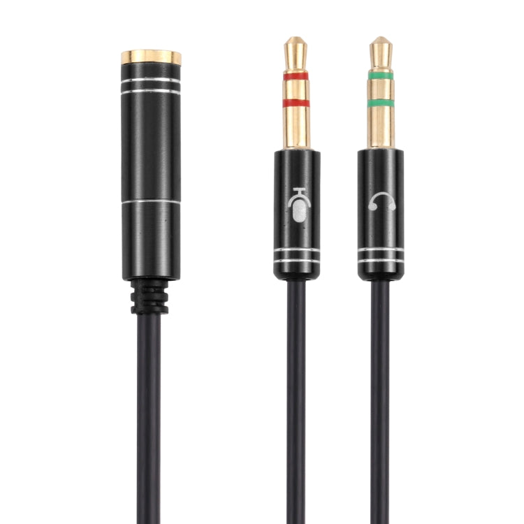 Cavo adattatore da 3,5 mm femmina a 2 x 3,5 mm maschio, 3.5mm Female to 2 x 3.5mm Male