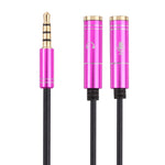 Cavo adattatore da 2 x 3,5 mm femmina a 3,5 mm maschio, 2 x 3.5mm Female to 3.5mm Male