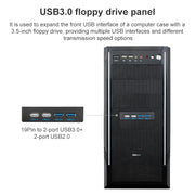 Hub dati pannello frontale USB 3.0 da 0,6 M 2+2 porte, 2+2 Ports