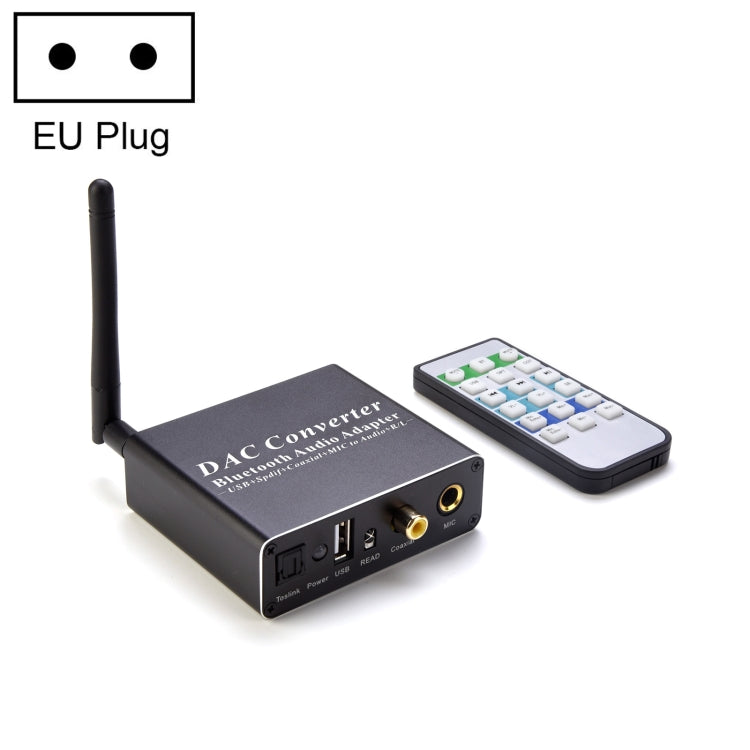 Convertitore DAC adattatore audio Bluetooth NK-Q8 con telecomando, spina europea, PC1660AU, PC1660EU, PC1660UK, PC1660US