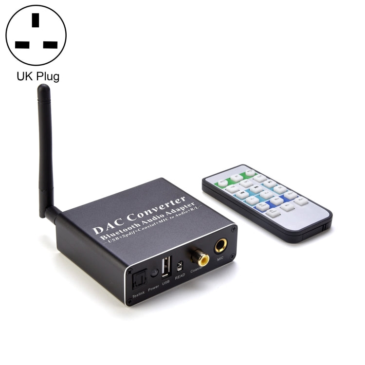 Convertitore DAC adattatore audio Bluetooth NK-Q8 con telecomando, spina europea, PC1660AU, PC1660EU, PC1660UK, PC1660US