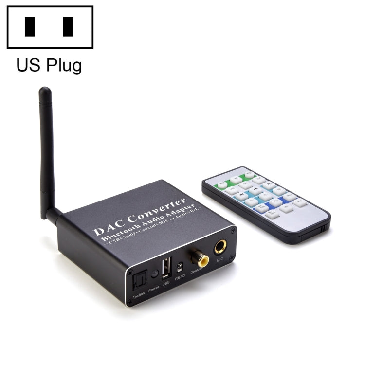 Convertitore DAC adattatore audio Bluetooth NK-Q8 con telecomando, spina europea, PC1660AU, PC1660EU, PC1660UK, PC1660US