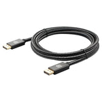 Cavo DisplayPort maschio-maschio DP con diametro esterno di 6,5 mm, lunghezza: 2 m, DP Male to Male