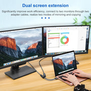 Cavo adattatore video USB 3.1 tipo C maschio a HDMI femmina, lunghezza: 20 cm
