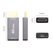 Adattatore USB 3.1 tipo C/USB-C femmina a HDMI maschio
