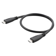 Cavo di collegamento USB 3.1 Type-C / USB-C a Type-C / USB-C Gen2, lunghezza: 30 cm, Length: 30cm