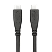 Cavo di collegamento USB 3.1 Type-C / USB-C a Type-C / USB-C Gen2, lunghezza: 30 cm, Length: 30cm