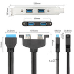 Cavo deflettore posteriore USB 3.0 20P F/2AF PCI