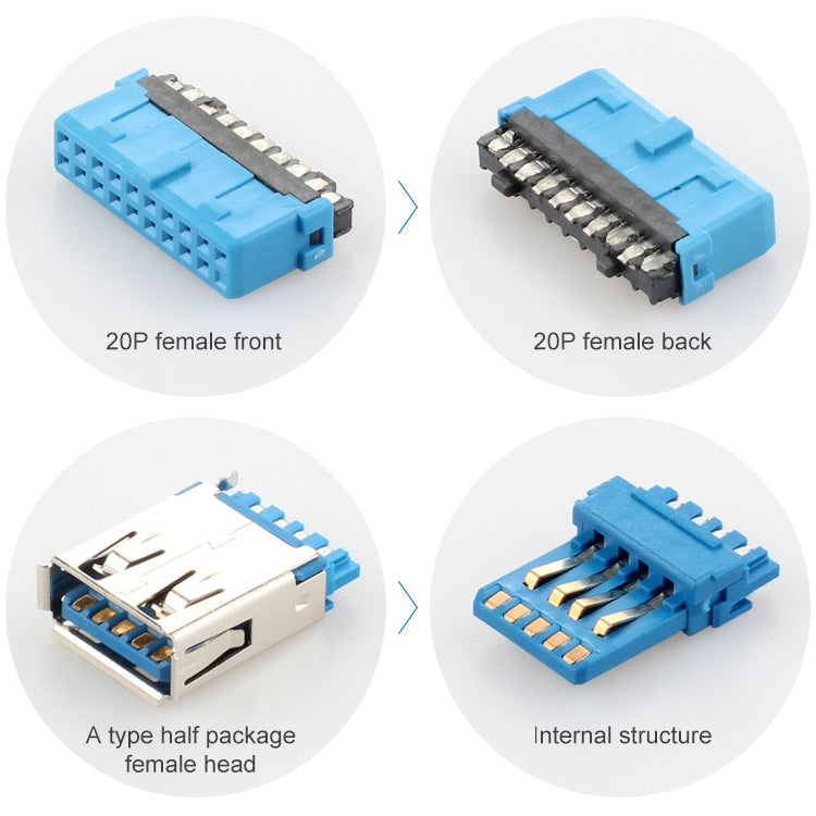 Cavo deflettore posteriore USB 3.0 20P F/2AF PCI