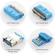 Cavo deflettore posteriore USB 3.0 20P F/2AF PCI