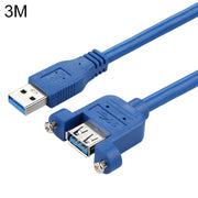 Cavo di prolunga USB 3.0 maschio-femmina con dado a vite, lunghezza cavo: 3 m, 3m