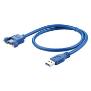Cavo di prolunga USB 3.0 maschio-femmina con dado a vite, lunghezza cavo: 3 m, 3m