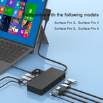 Onten OT-65002 Docking station multifunzione 12 in 1 tipo C + USB + RJ45 + HDMI