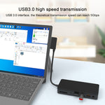 Onten OT-65002 Docking station multifunzione 12 in 1 tipo C + USB + RJ45 + HDMI