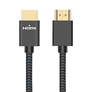 Cavo intrecciato in nylon maschio-maschio HDMI 2.0 con testa placcata oro ULT-unite, lunghezza cavo: 1,2 m, 1.2m