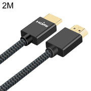 Cavo intrecciato in nylon maschio-maschio HDMI 2.0 con testa placcata oro ULT-unite, lunghezza cavo: 2 m, 2m