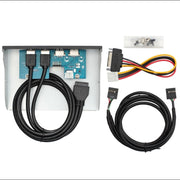 Pannello frontale 2 x USB 3.0 + 2 x USB 2.0 unità ottica, 2 x USB 3.0 + 2 x USB 2.0