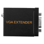 Trasmettitore extender segnale VGA a RJ45 + cavo Ethernet convertitore ricevitore, distanza di trasmissione: 60 m, Transmission Distance: 60m