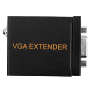 Trasmettitore extender segnale VGA a RJ45 + cavo Ethernet convertitore ricevitore, distanza di trasmissione: 60 m, Transmission Distance: 60m