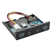 Pannello frontale: 2 x USB 3.0 + 2 x unità floppy USB-C/Type-C, 2 x USB 3.0 + 2 x Type-C