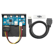 Pannello frontale: 2 x USB 3.0 + 2 x unità floppy USB-C/Type-C, 2 x USB 3.0 + 2 x Type-C