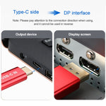 Cavo adattatore USB-C maschio a DisplayPort maschio 4K 60Hz 1,8m